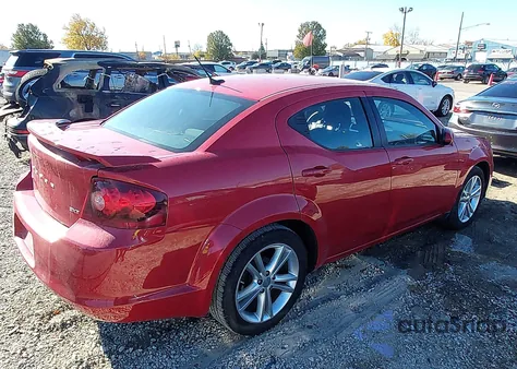 2014 Dodge Avenger Sxt from USA, damaged, VIN 1C3CDZCG3EN181432